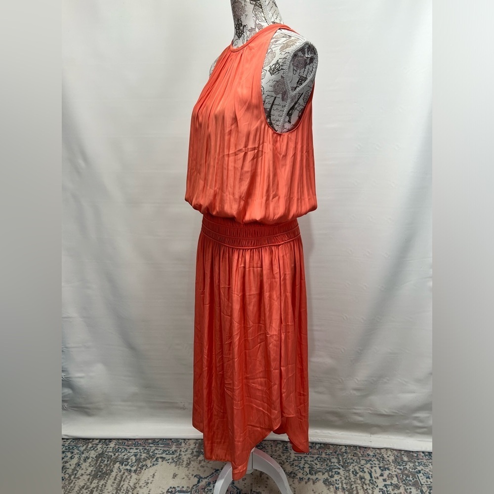 RAMY‎ BROOK Peach Audrey halter neck dress size M - Picture 6 of 15